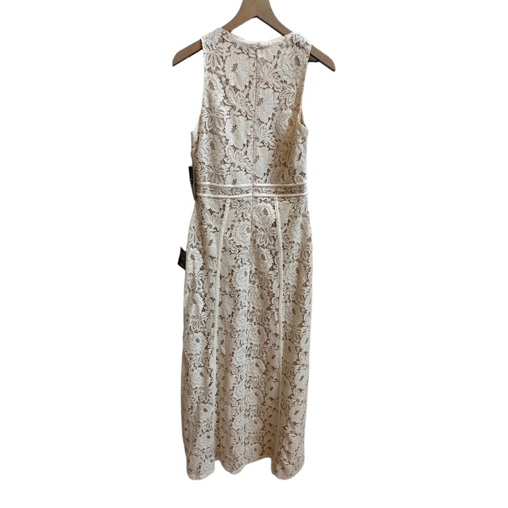 Lulus White Lace Long‎ Maxi Dress sz Medium NEW Wedding Bride Gown - Picture 12 of 12